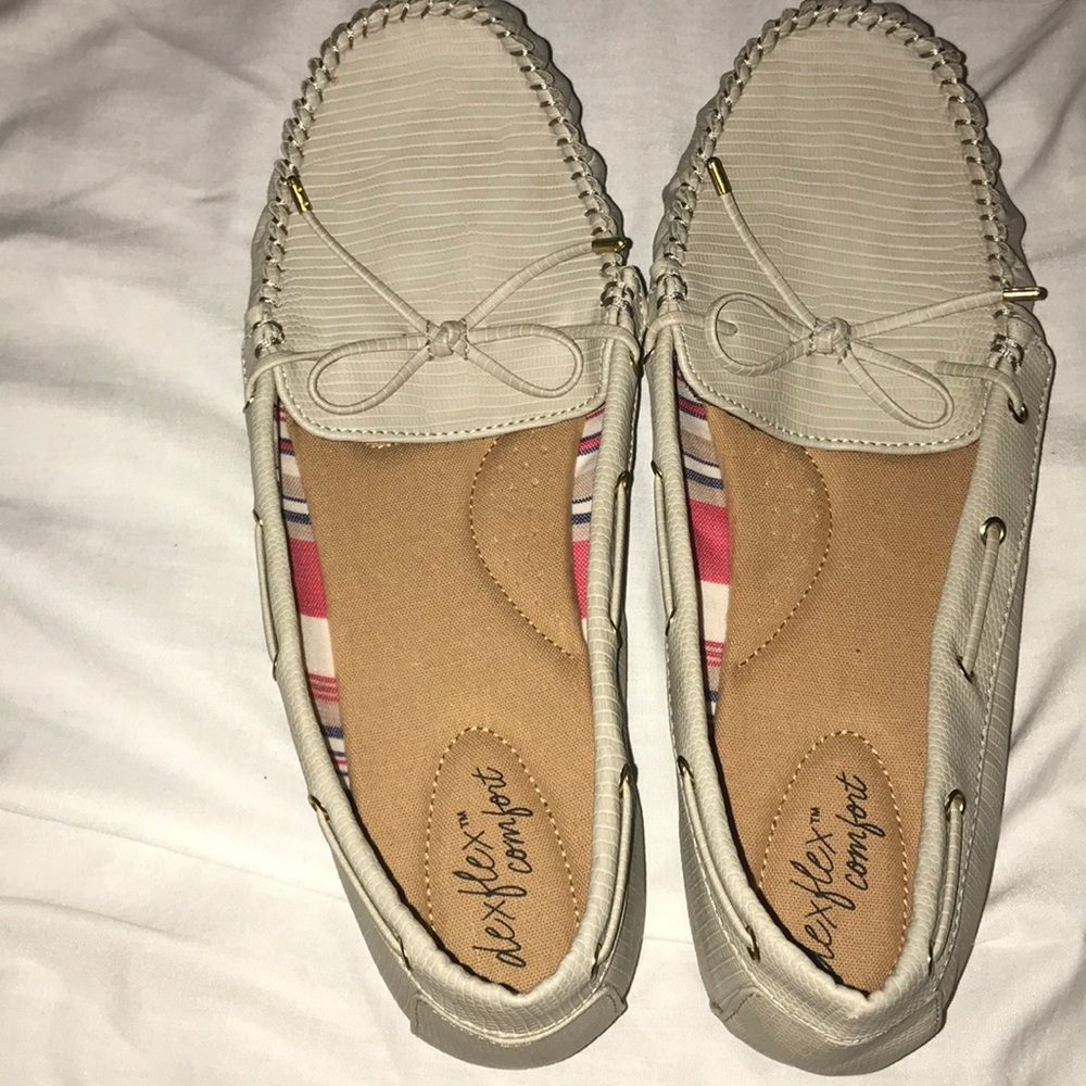 Barely work gray loafers